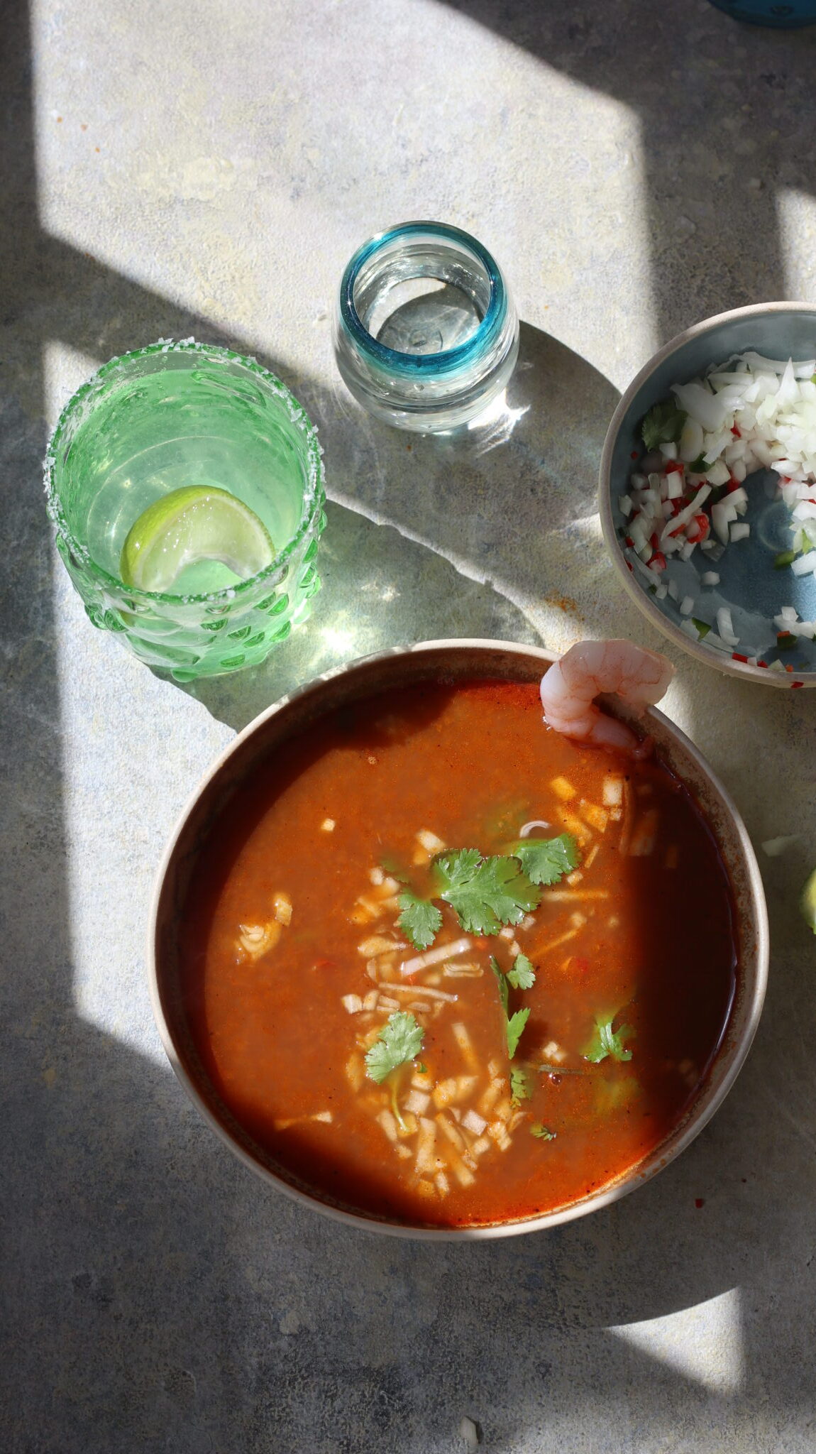 Caldo de Camarón (Mexican Shrimp Soup) recipe - Rosie Birkett - Food ...