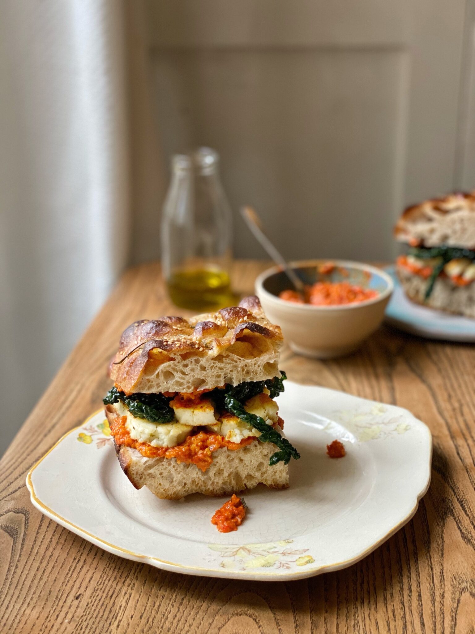 Focaccia Breakfast Sandwiches Recipe